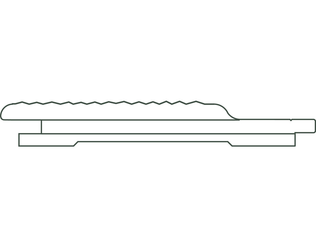 Fassadenprofil - RND - Profil (Sibirische Lärche)