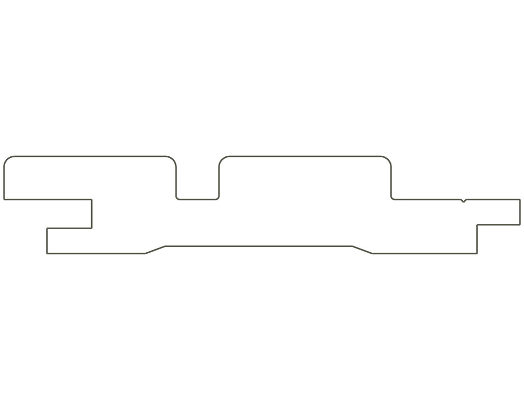 Fassadenprofil - R3D - Profil (nordische Fichte)