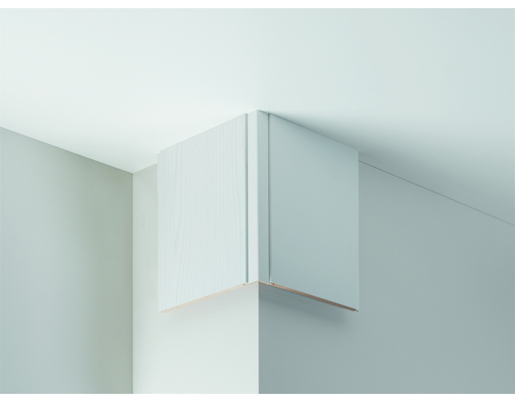 Faltleiste FAL Esche Perlbeige Dekor 2570x60x3,5 mm