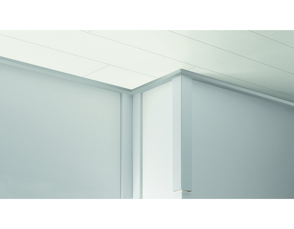 ClickBoard Abschlussleiste Grundiert 2580x32x12 mm