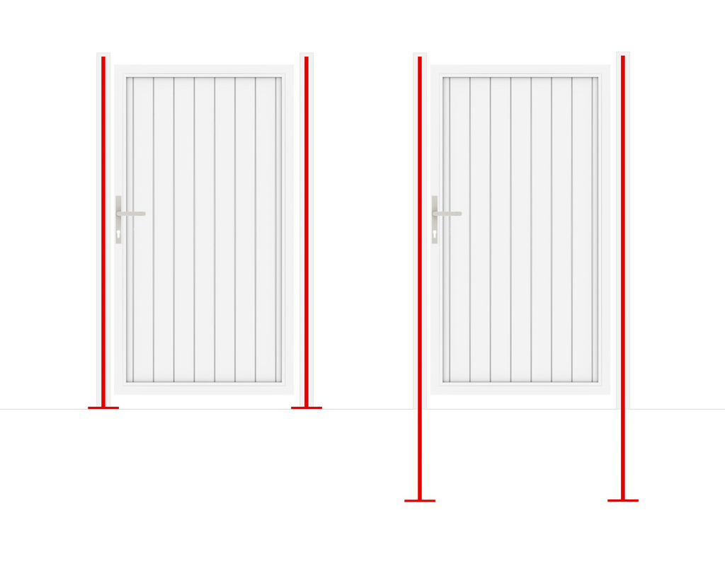 LONGLIFE Torpfostenverstärkung 195cm