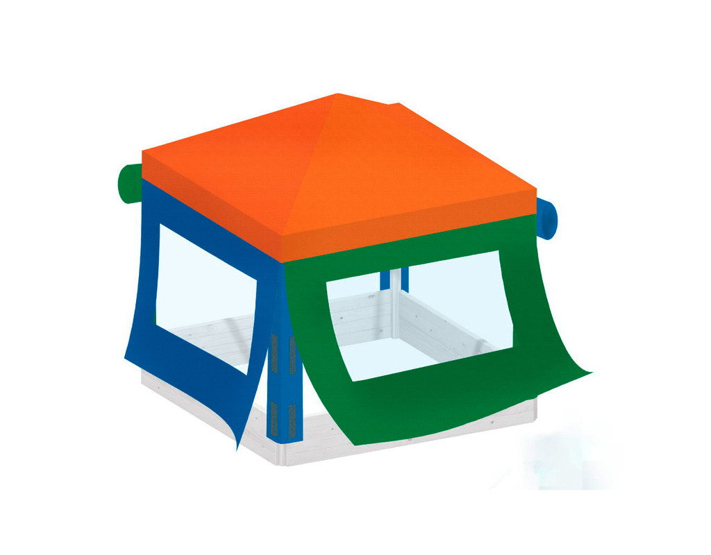 BENJAMIN Dach mit Seitenteilen bunt