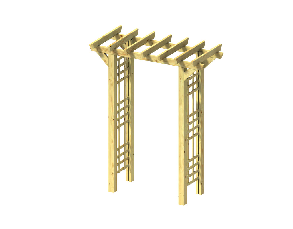ENTRADA Gartenportal (Pfosten 9 x 9 cm)