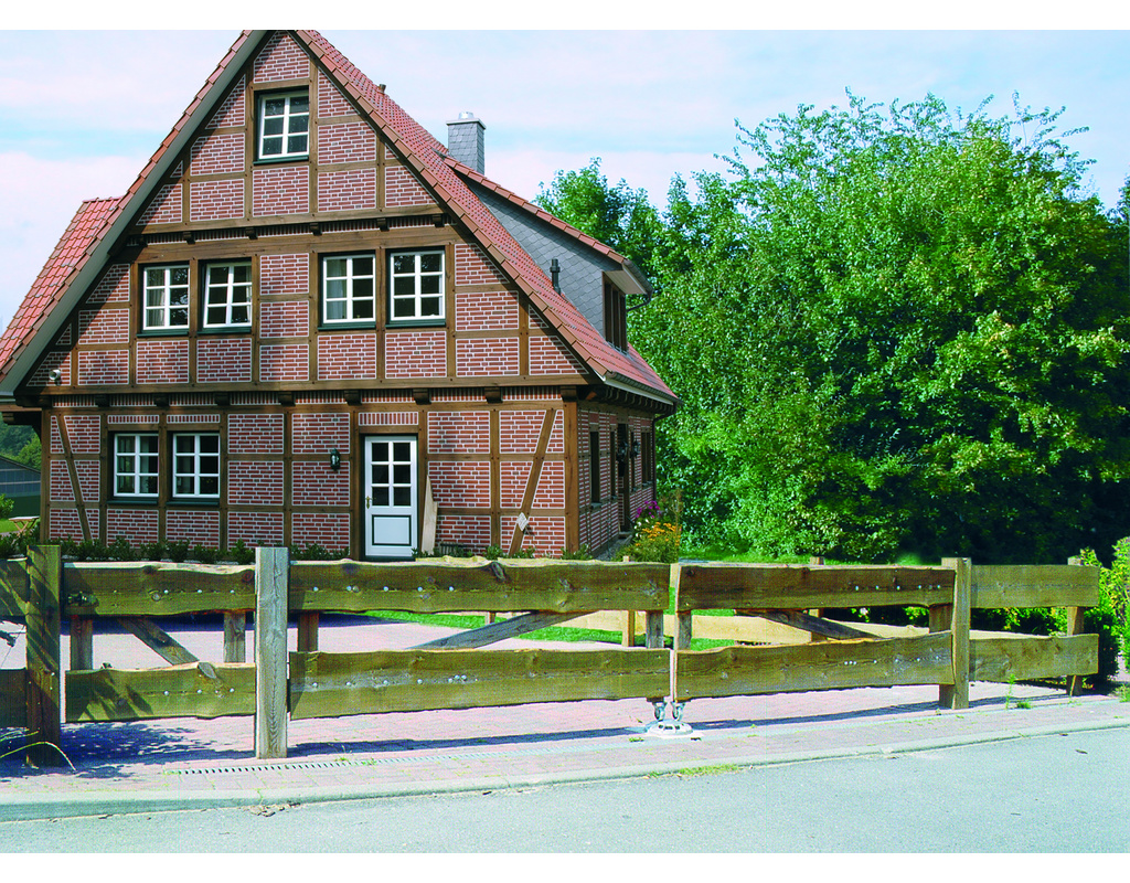 Einzelbretter Bonanza-Zaun Kiefer KDI sägerau Einzelbretter Bonanza-Zaun Kiefer KDI sägerau
