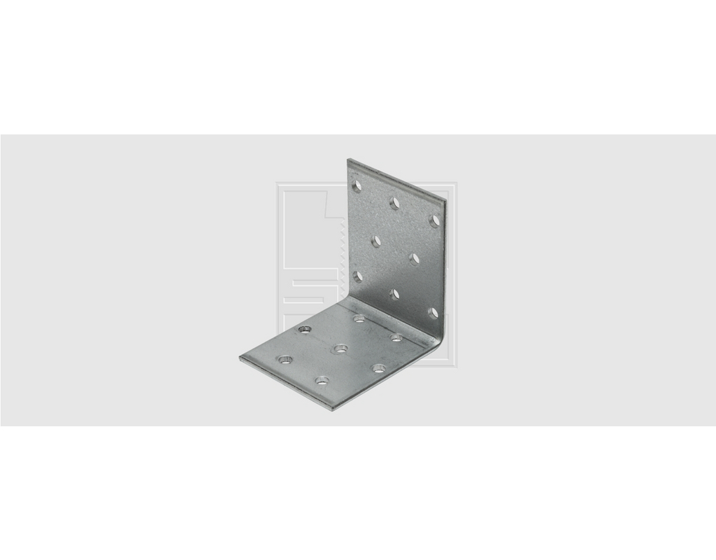 Lochplattenwinkel 80x80x40x2,5 Stahl (feuerverzinkt (1 Stück) - 685 109 039 75)