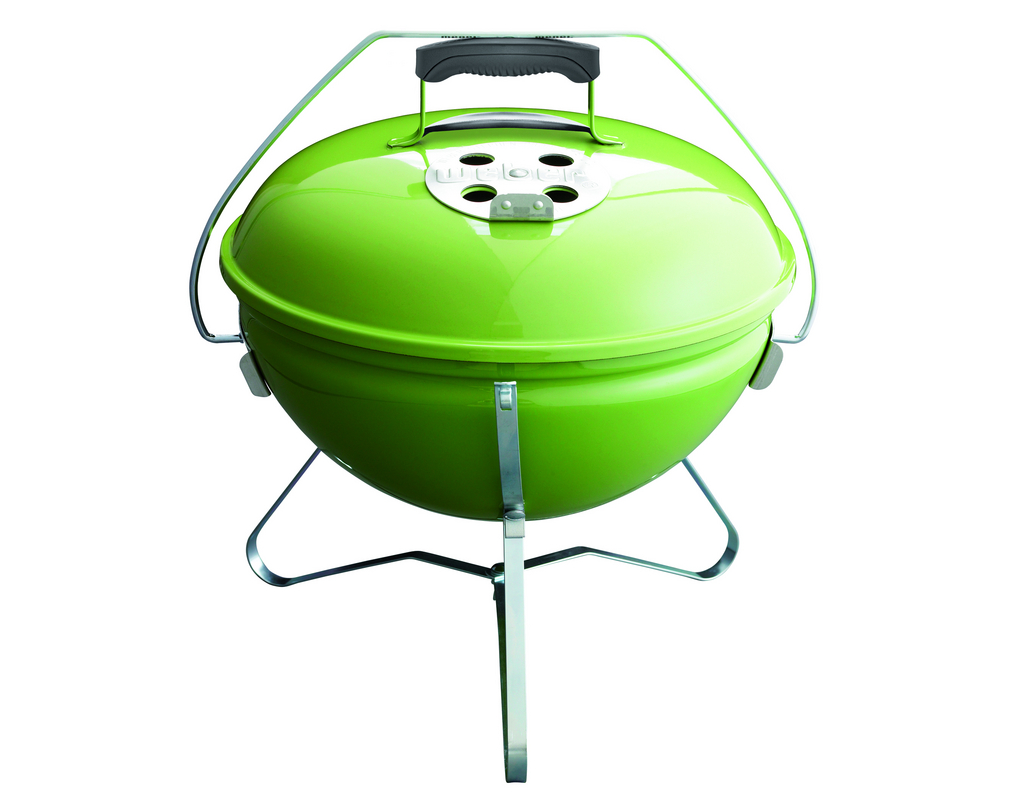 Weber Holzkohlegrill Smokey Joe® Premium 37 cm, Spring Green mit Tragebügel