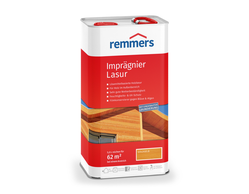 Imprägnier-Lasur Goldgelb 5 l