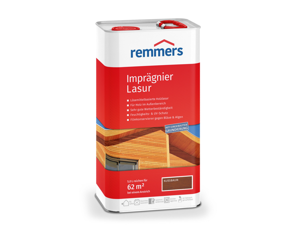 Imprägnier-Lasur Nussbaum 5 l