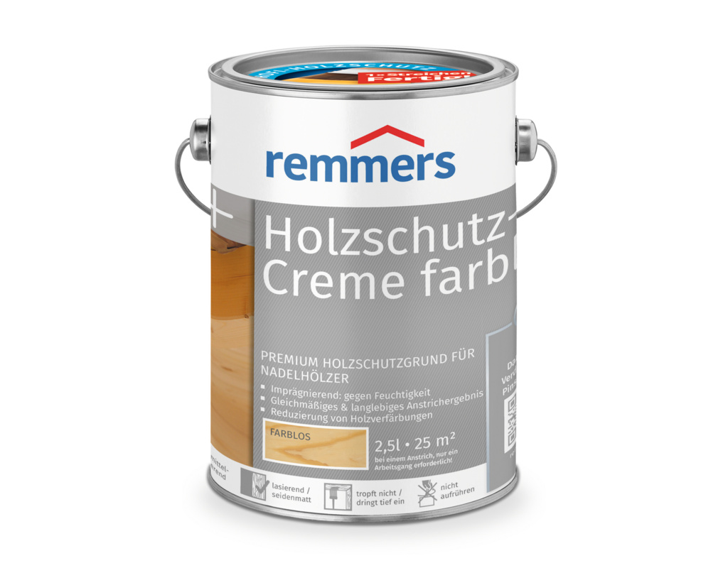 Holzschutz-Creme farblos 2,5 l