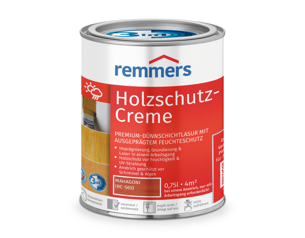 Holzschutz-Creme Mahagoni 750 ml