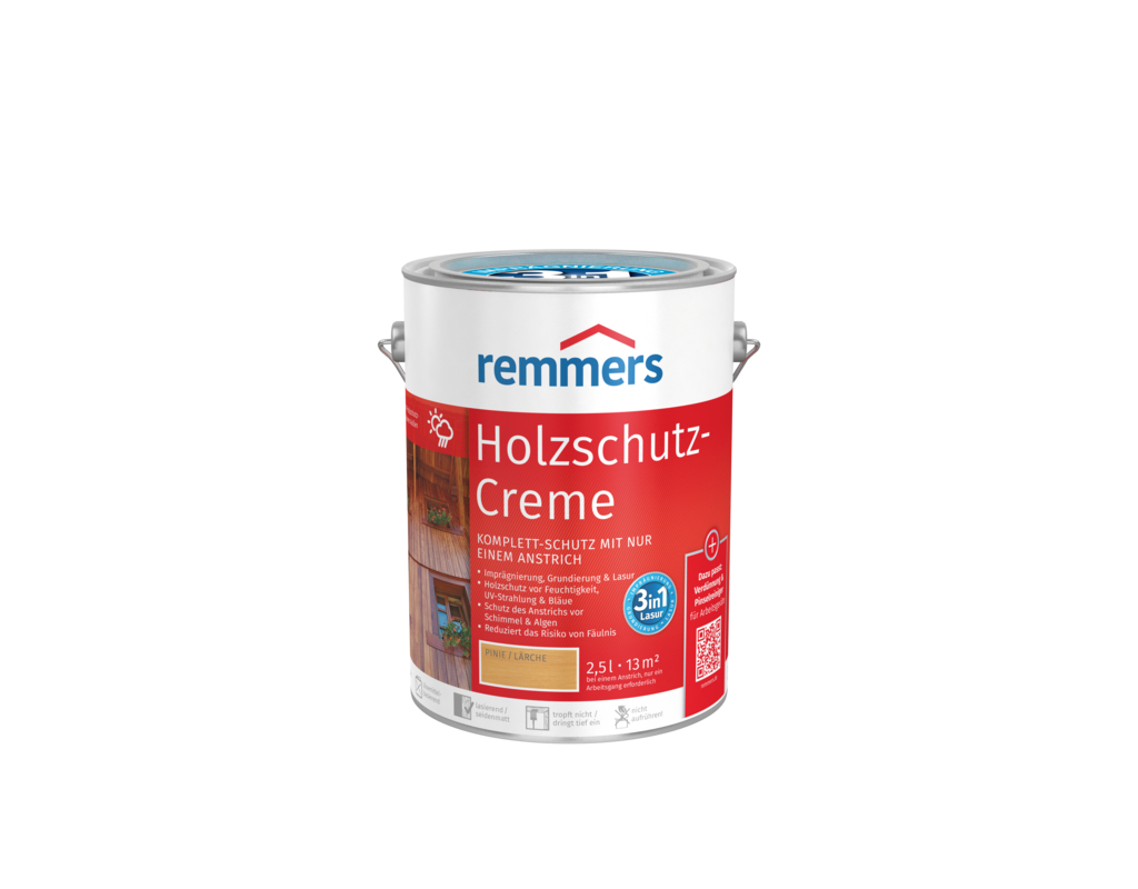 Holzschutz-Creme Weiß 5 l