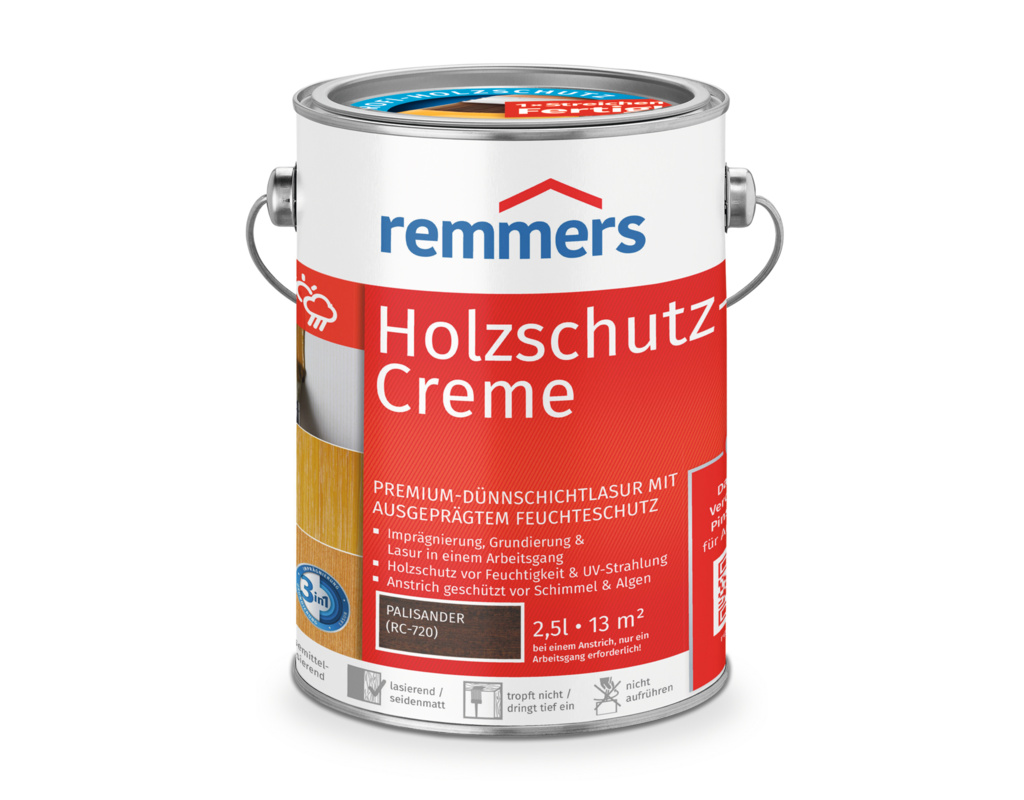 Holzschutz-Creme Palisander 2,5 l