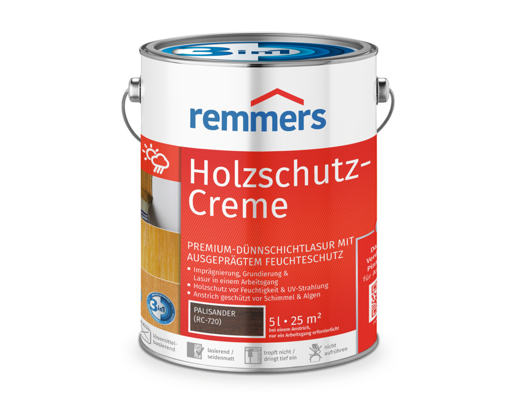 Holzschutz-Creme Palisander 5 l