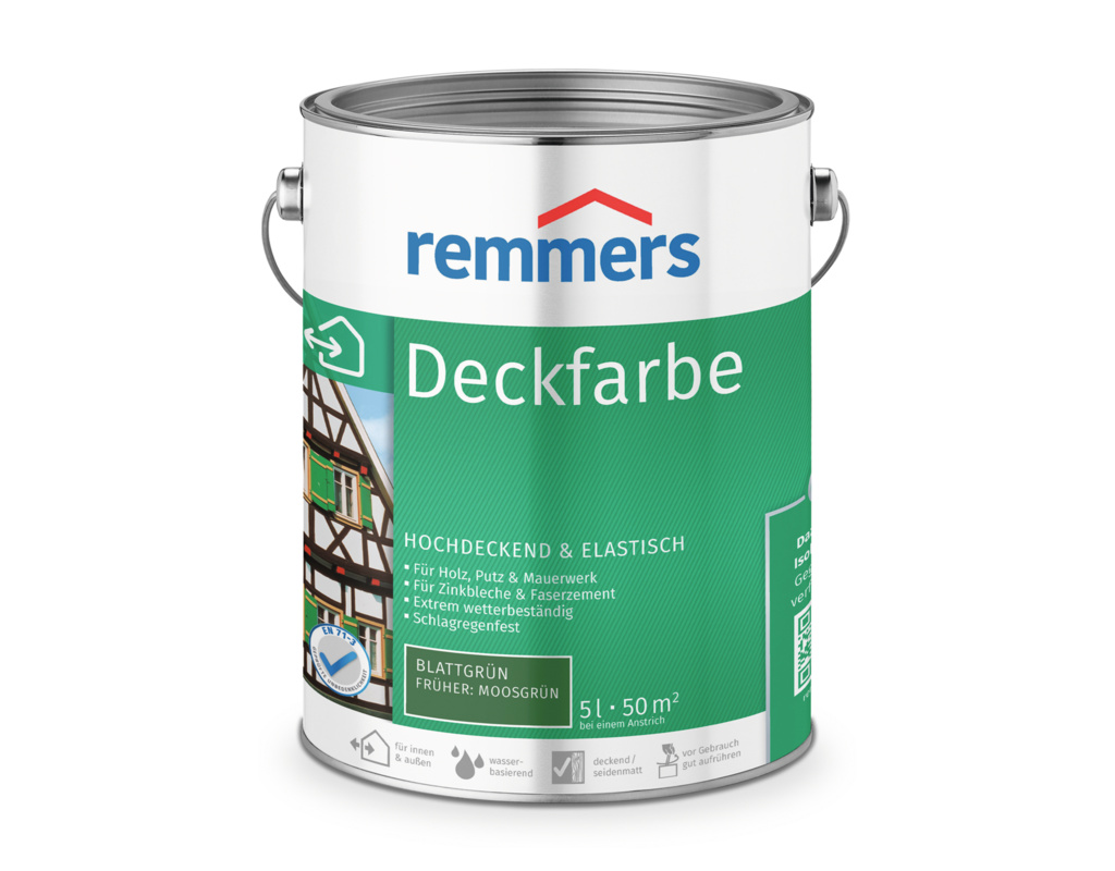 Deckfarbe Moosgrün 5 l