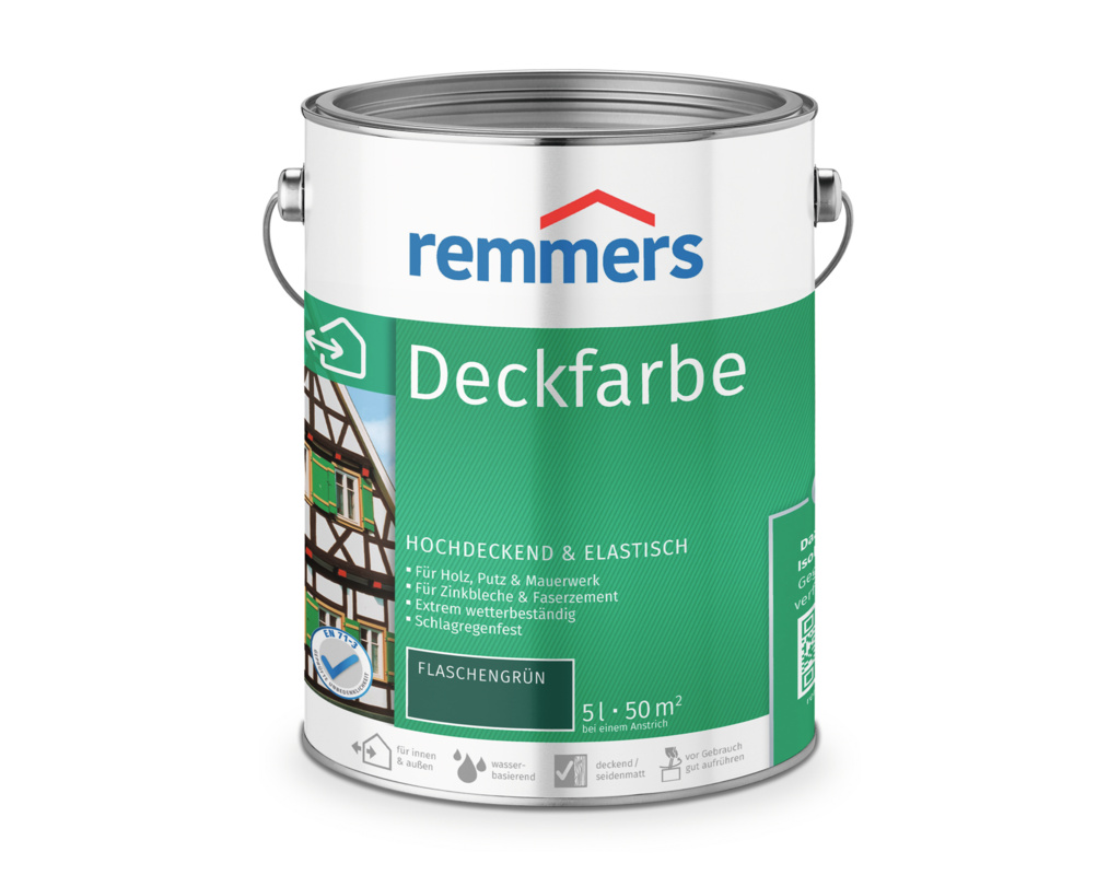Deckfarbe Flaschengrün 5 l