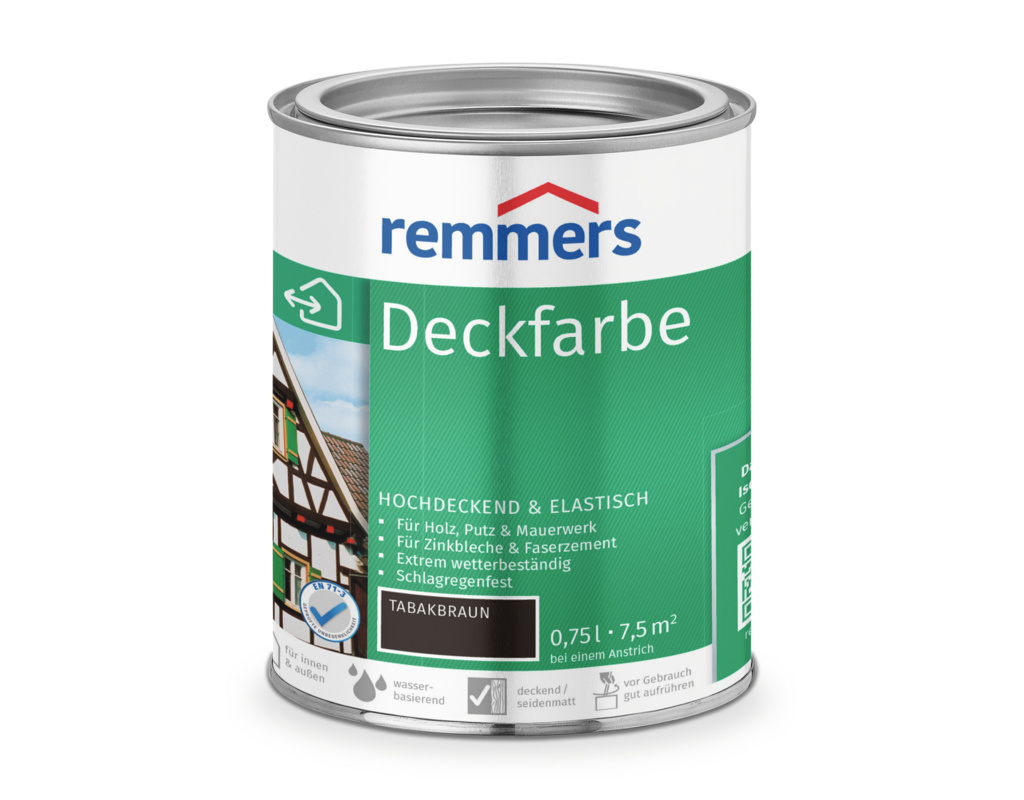 Deckfarbe Tabakbraun 750 ml