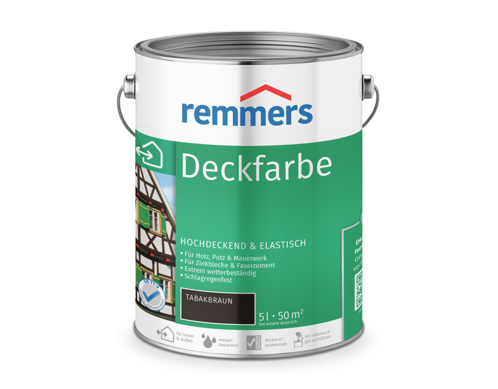 Deckfarbe Tabakbraun 5 l