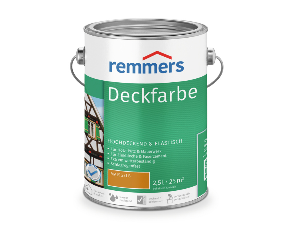 Deckfarbe Maisgelb 2,5 l