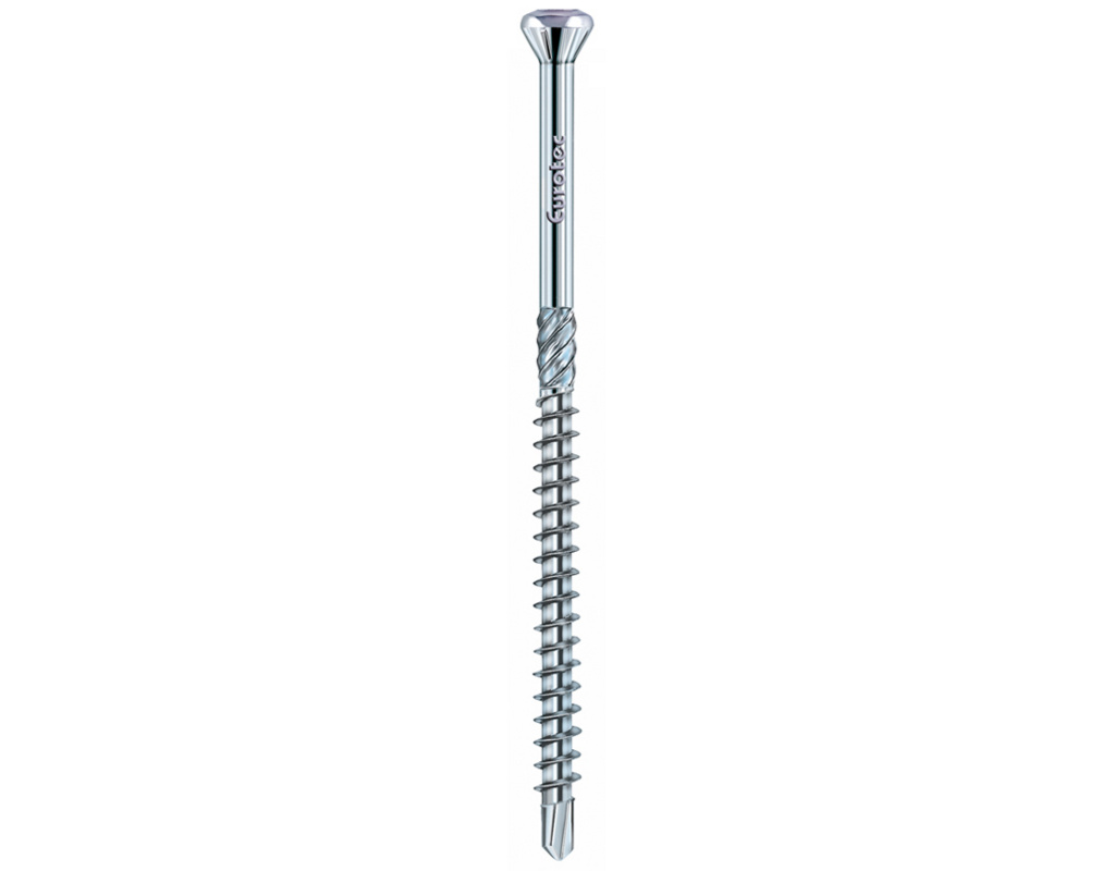 Hobotec Zierkopf 3,2x25mm Stahl blau verzinkt, Kopffarbe Blank, TX10, 500 St. Karton