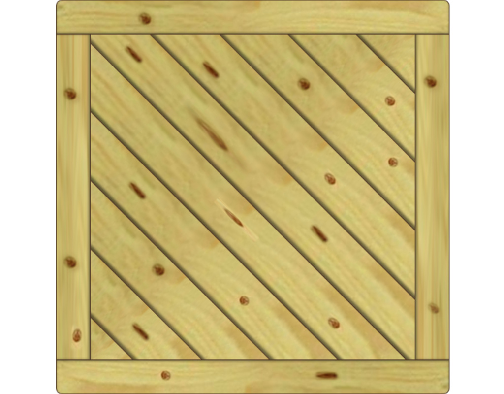Lugano Vorgartenzaun Fichte KDI 90x90cm geschlossen