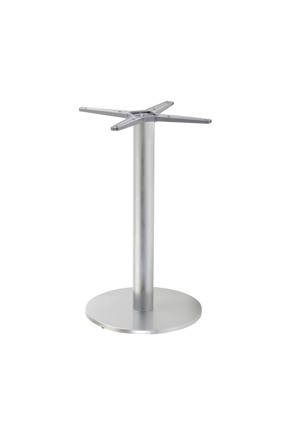 Viana Tischgestell rund, Nr.1 ? (Aluminium gebürstet)
