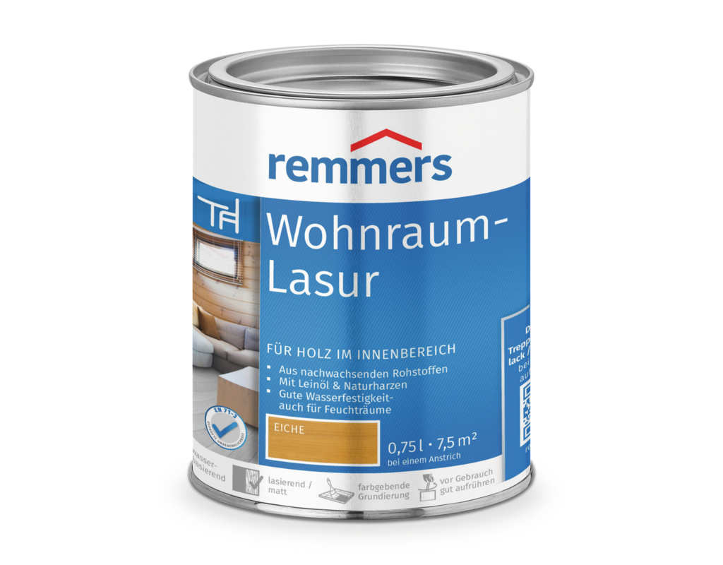 Wohnraum-Lasur Eiche 0,75 l
