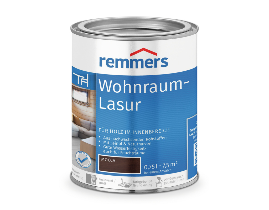 Wohnraum-Lasur Mocca 0,75 l