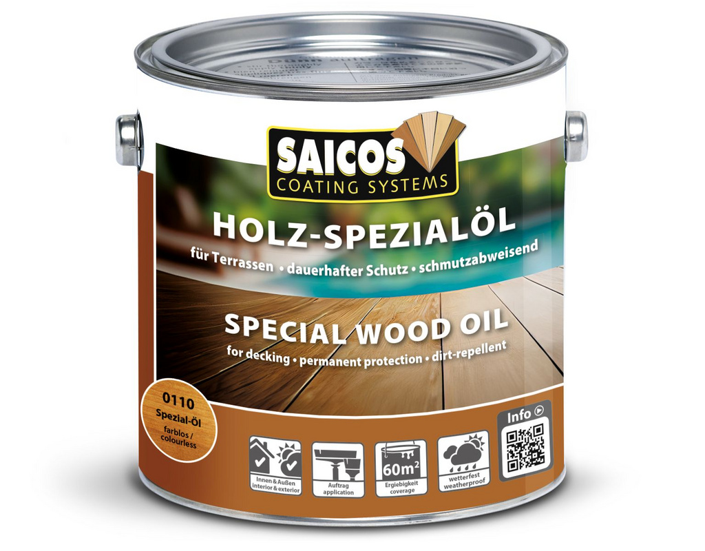 Holzspezialöl Schwarz 0,75 l