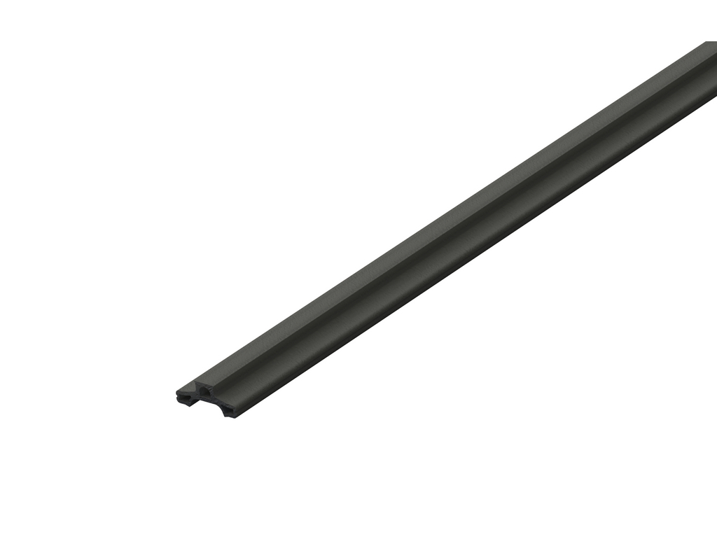 Nutleiste schwarz 21mm, 100m/Rolle