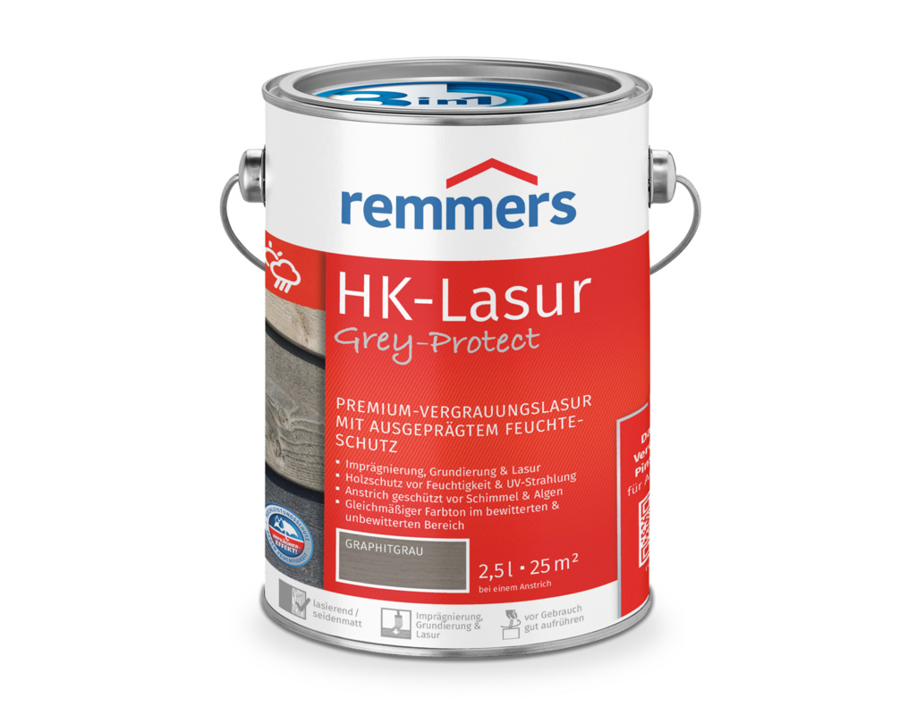 HK-Lasur Graphitgrau 2,5 l