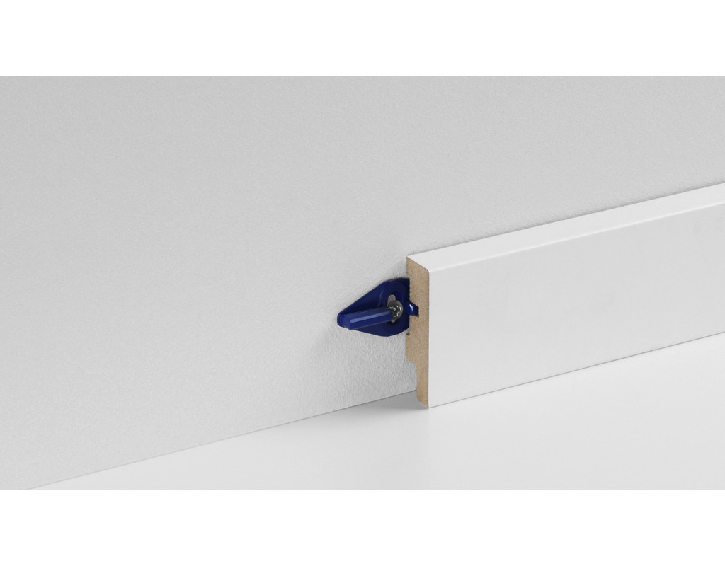 Leistenclip blau für SL6, inkl. Schrauben und Dübel, 24 Stück für 10 lfm