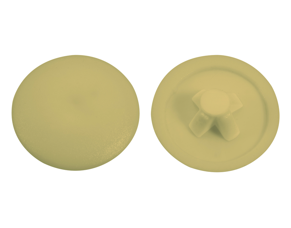 Abdeckkappen für Pozidrive 3,5-5,0mm 12mm beige (24 Stück)
