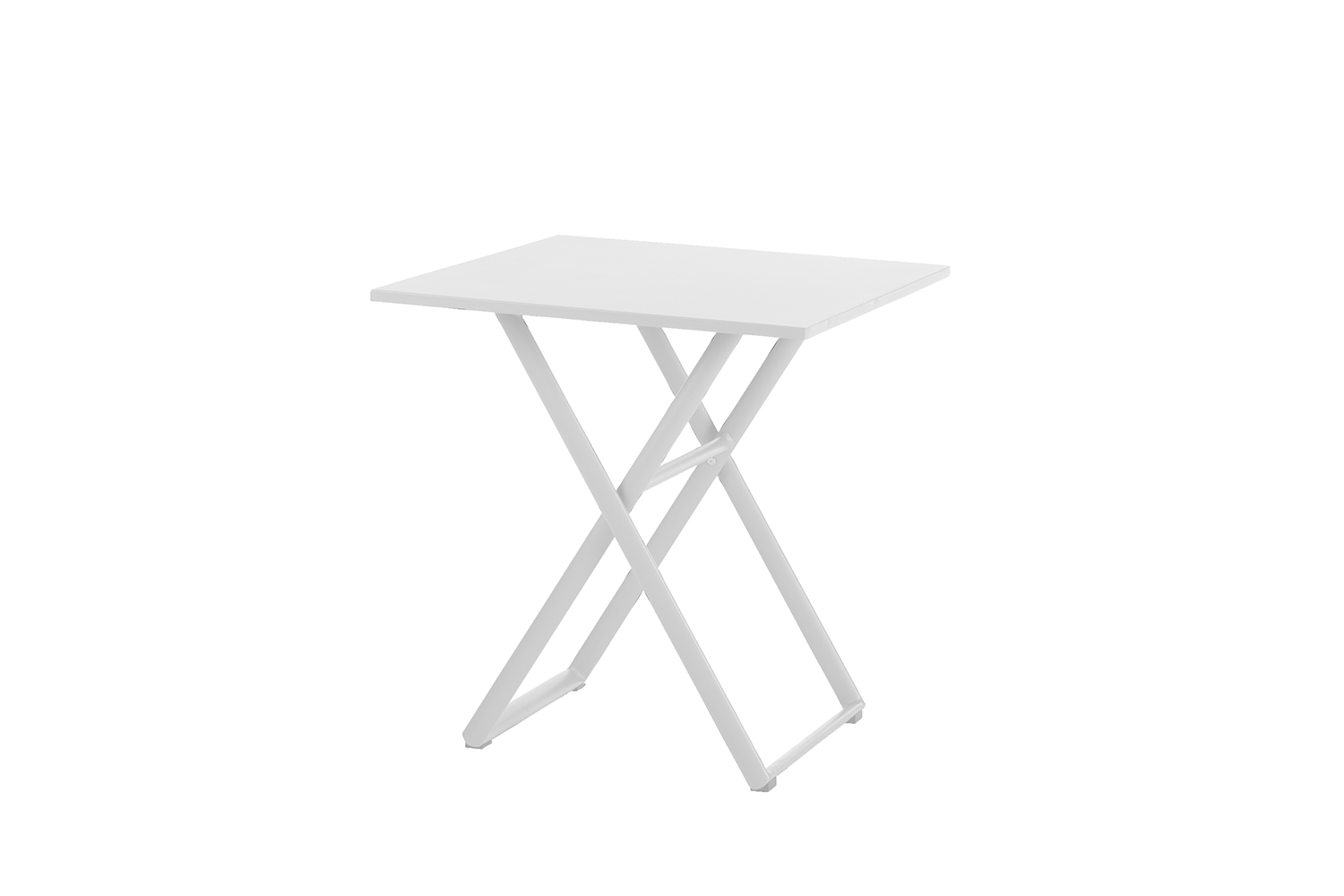 Kingston Klapptisch 70 x 70 cm (Aluminium ? weiß)