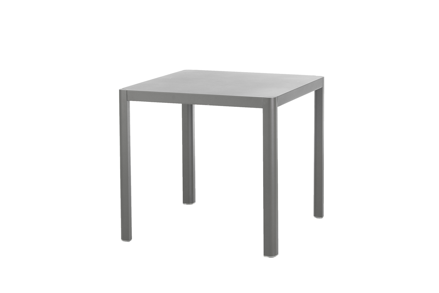 Kingston Tisch 80 x 80 cm (Aluminium ? grau)