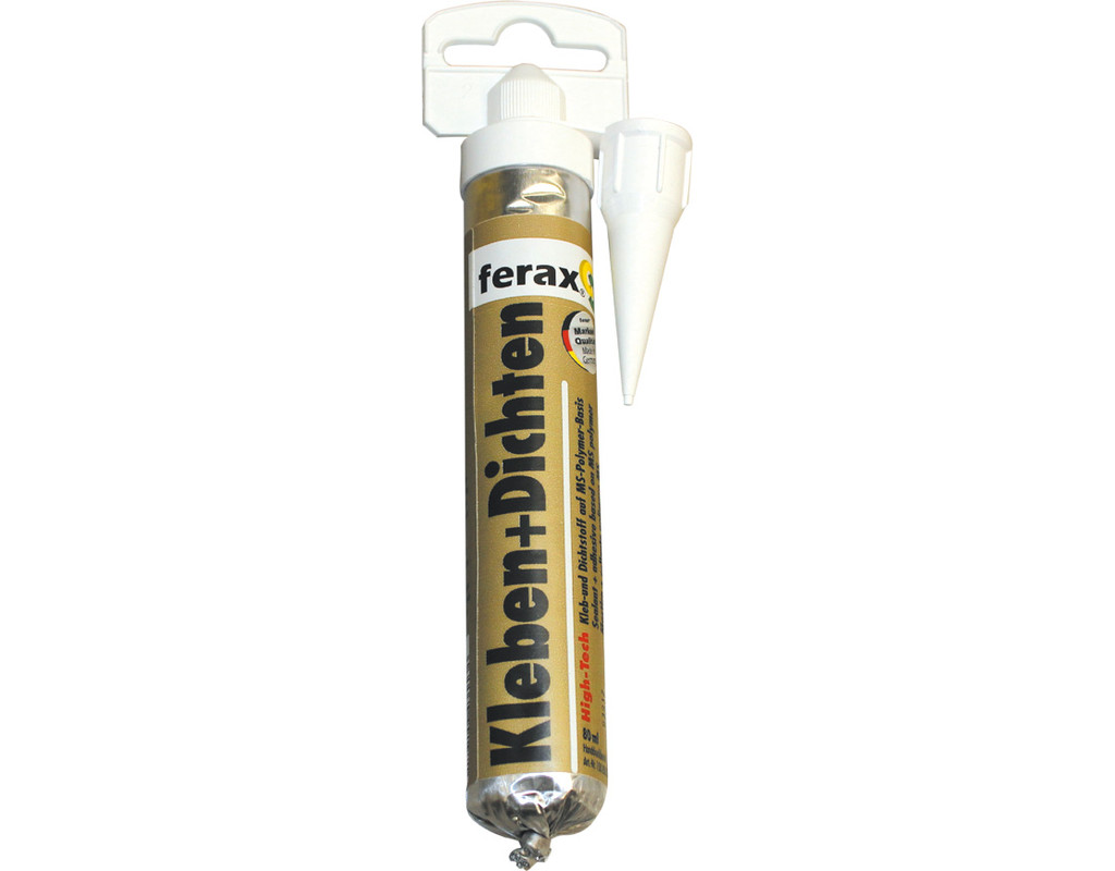 Kleben + Dichten, Farbe: weiss 40 SHORE (A, Handdruckbeutel 80ml ,SB-Hänger)