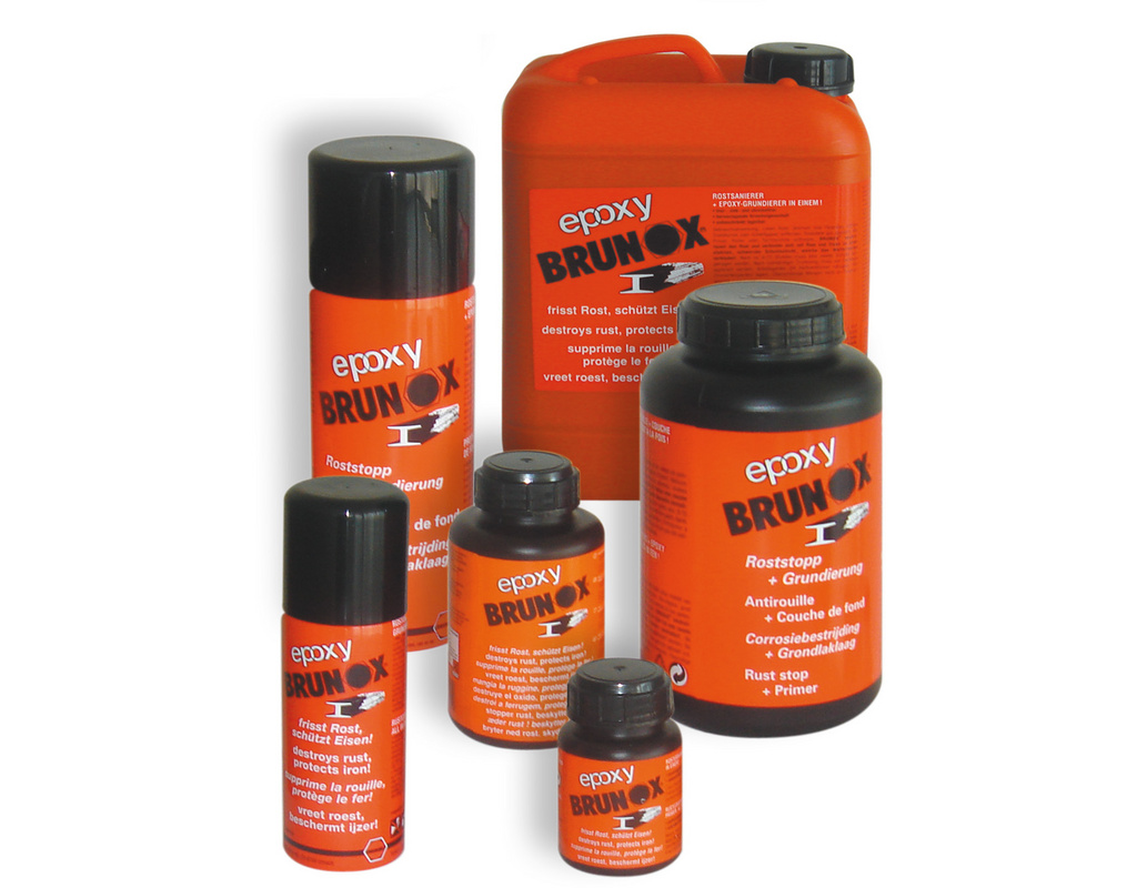 BRUNOX epoxy-Spray Rostsanierer + Grundierer Dose 150 ml,