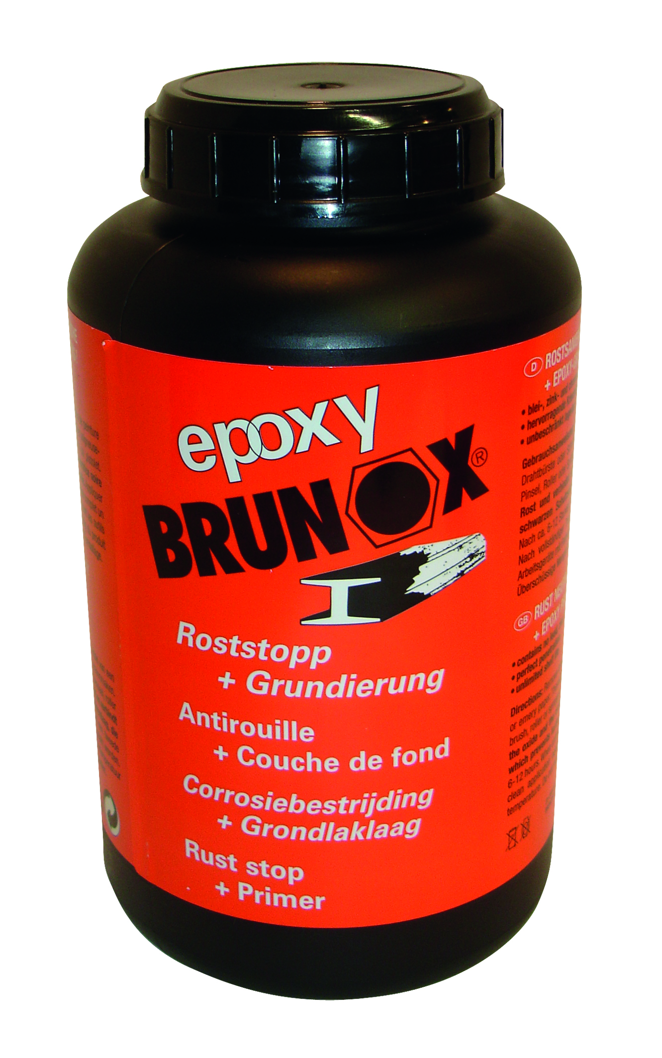 BRUNOX epoxy flüssig, Rostsanierer + (Grundierer Dose 100 ml)