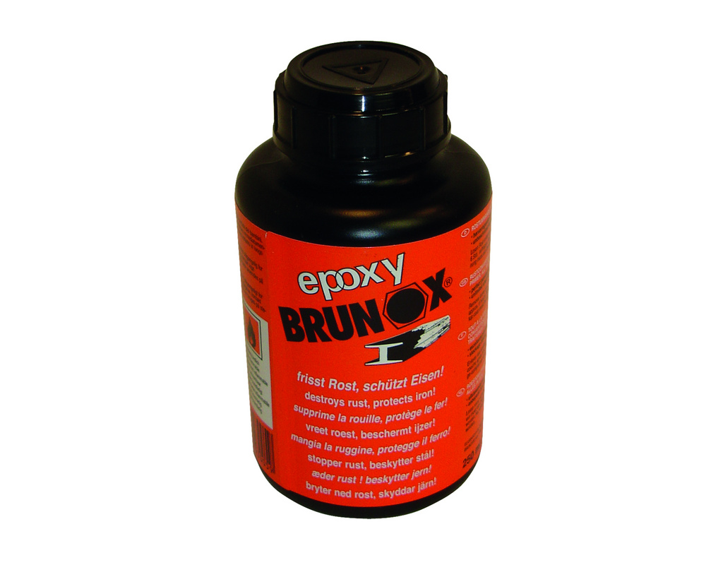 BRUNOX epoxy flüssig, Rostsanierer + (Grundierer Dose 250 ml)