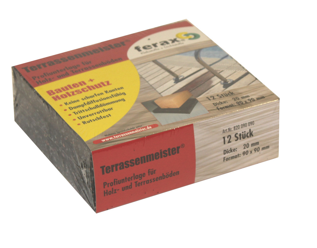 Terrassenmeister Profi-Unterlage für Terrassen Quadrate 20 mm