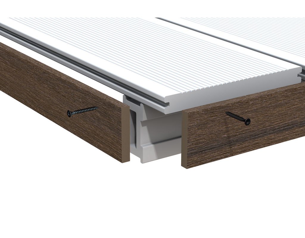 DreamDeck WPC PLATINUM Abschluss Braun 10x60x2000mm