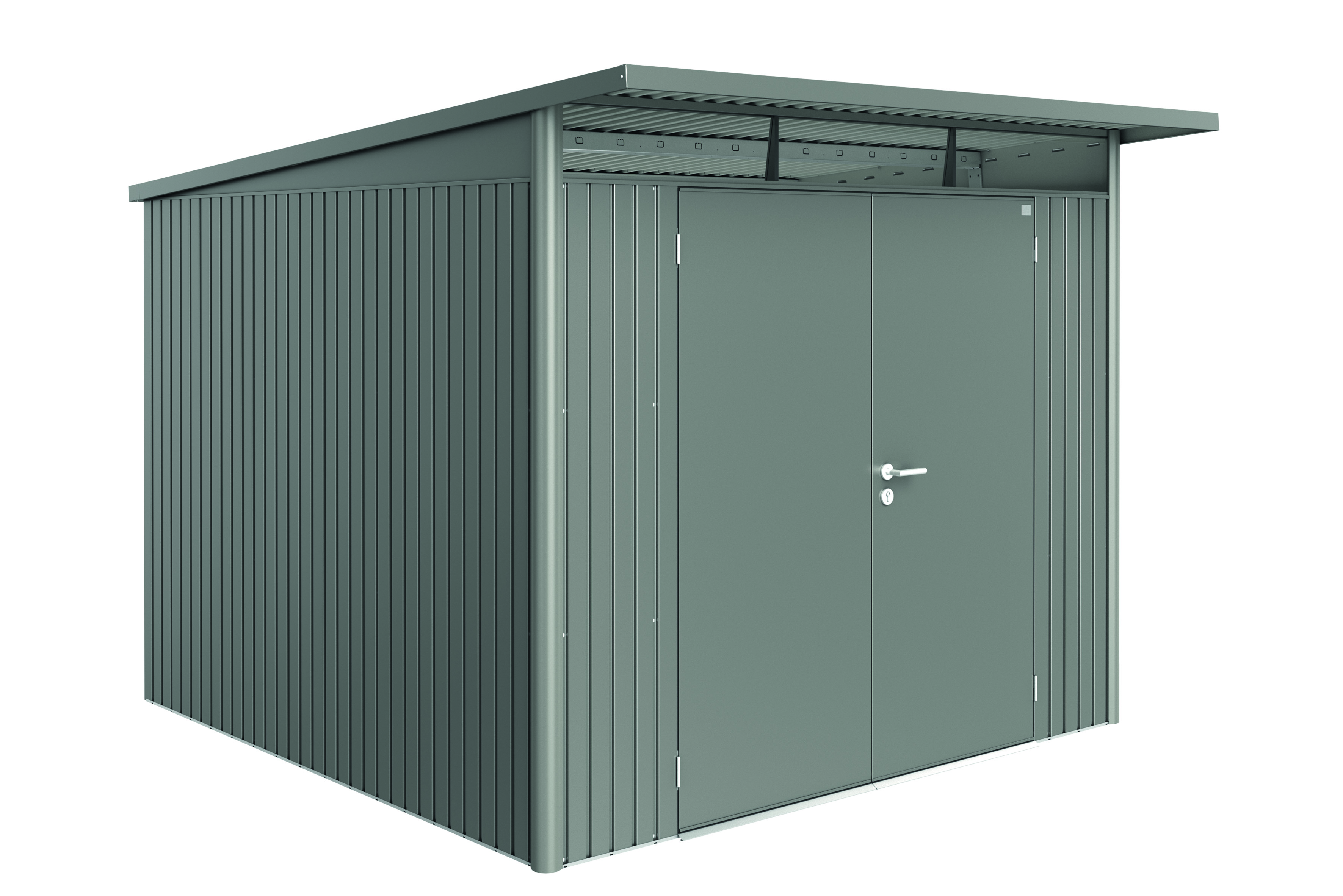 Gerätehaus AvantGarde Gr. XL (quarzgrau-metallic, Doppeltür)