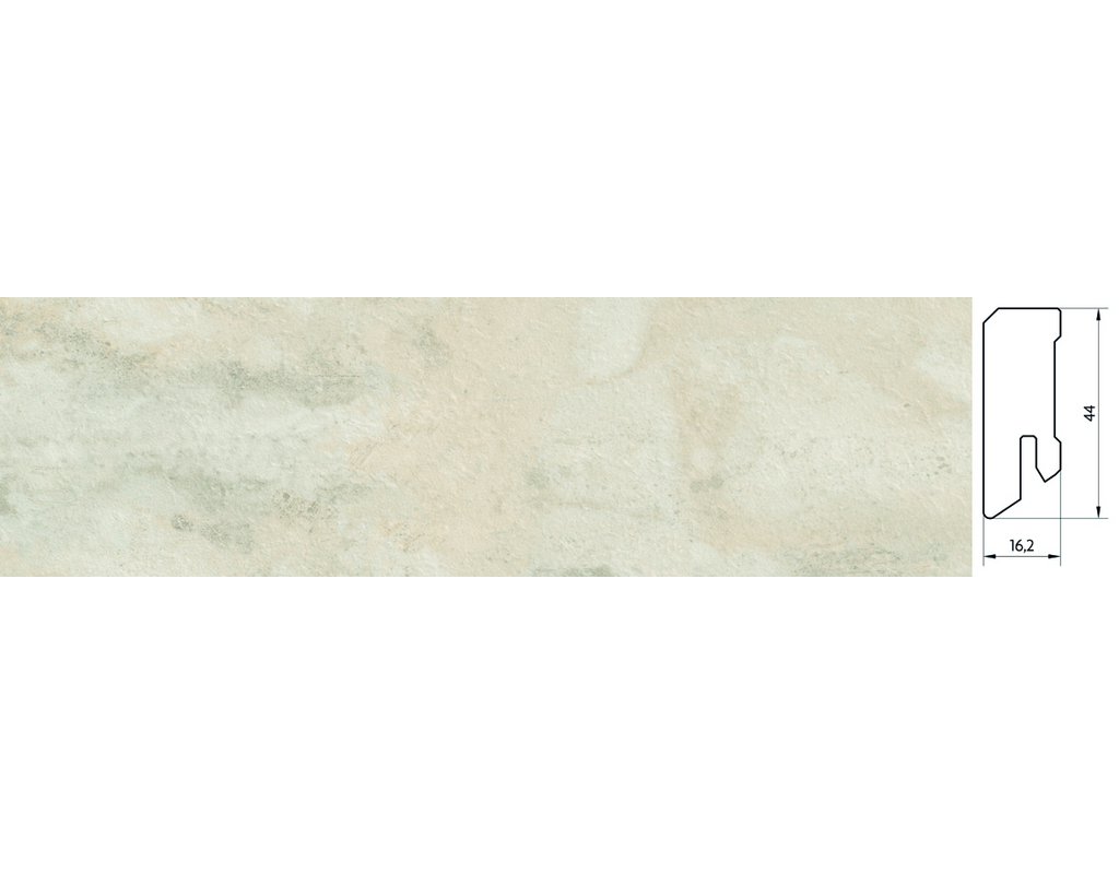Designervinyl Steckfußleiste (L-1422 Cashmere stone)