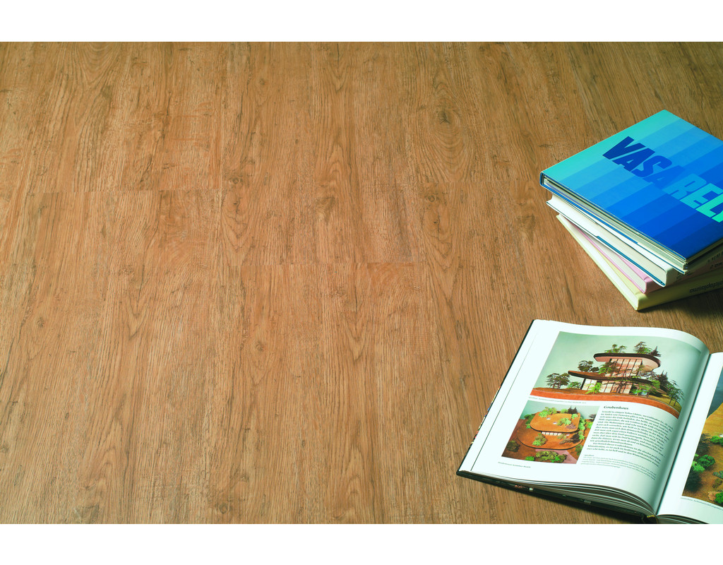 Designervinyl Steckfußleiste (L-1087 Eiche rustikal)