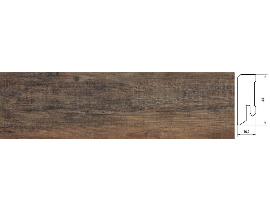 Designervinyl Steckfußleiste (L-1080 Birke antik)