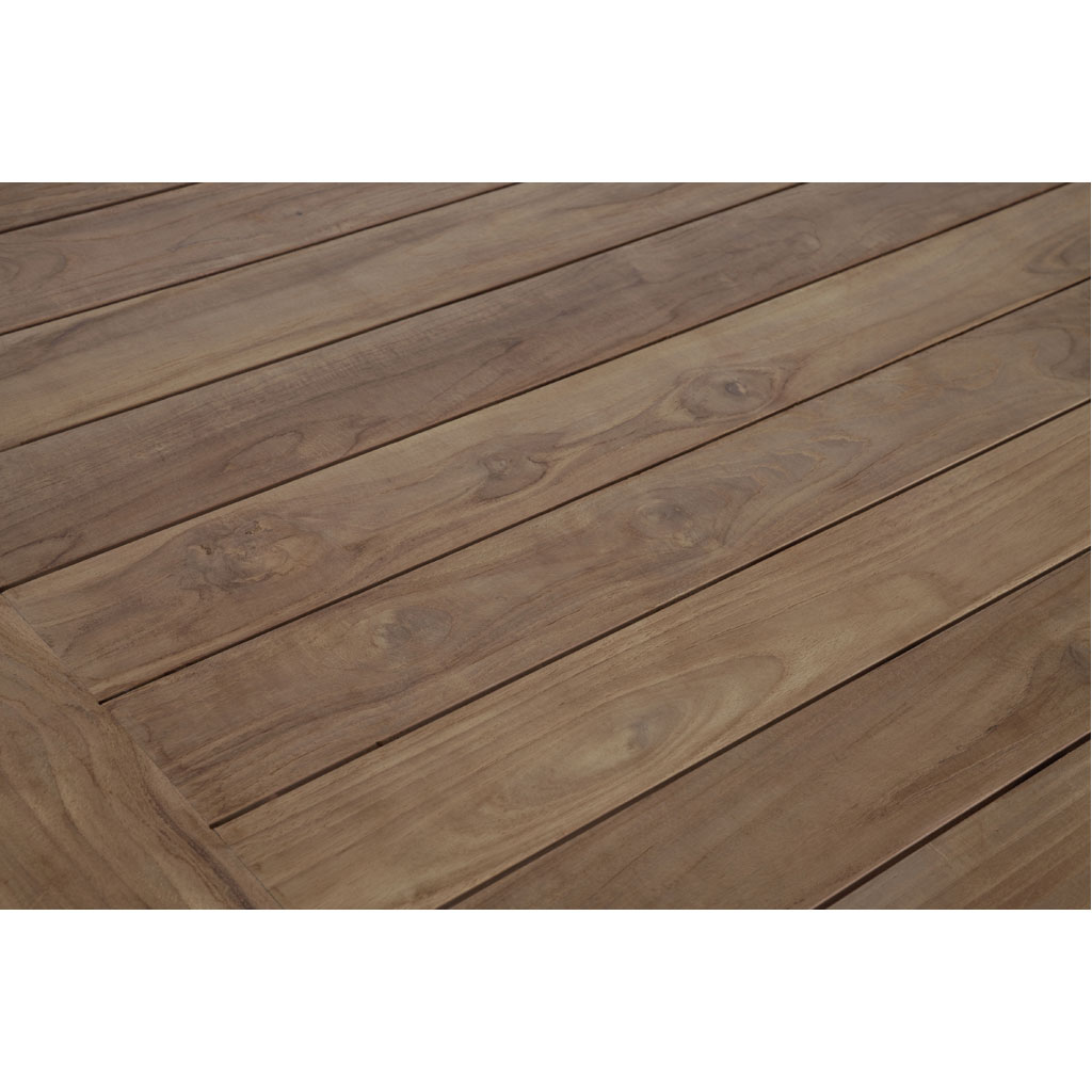 Belmont Tischplatte f. Tischgestell ( San Marino 100x100cm ? Recycled Teak ?)