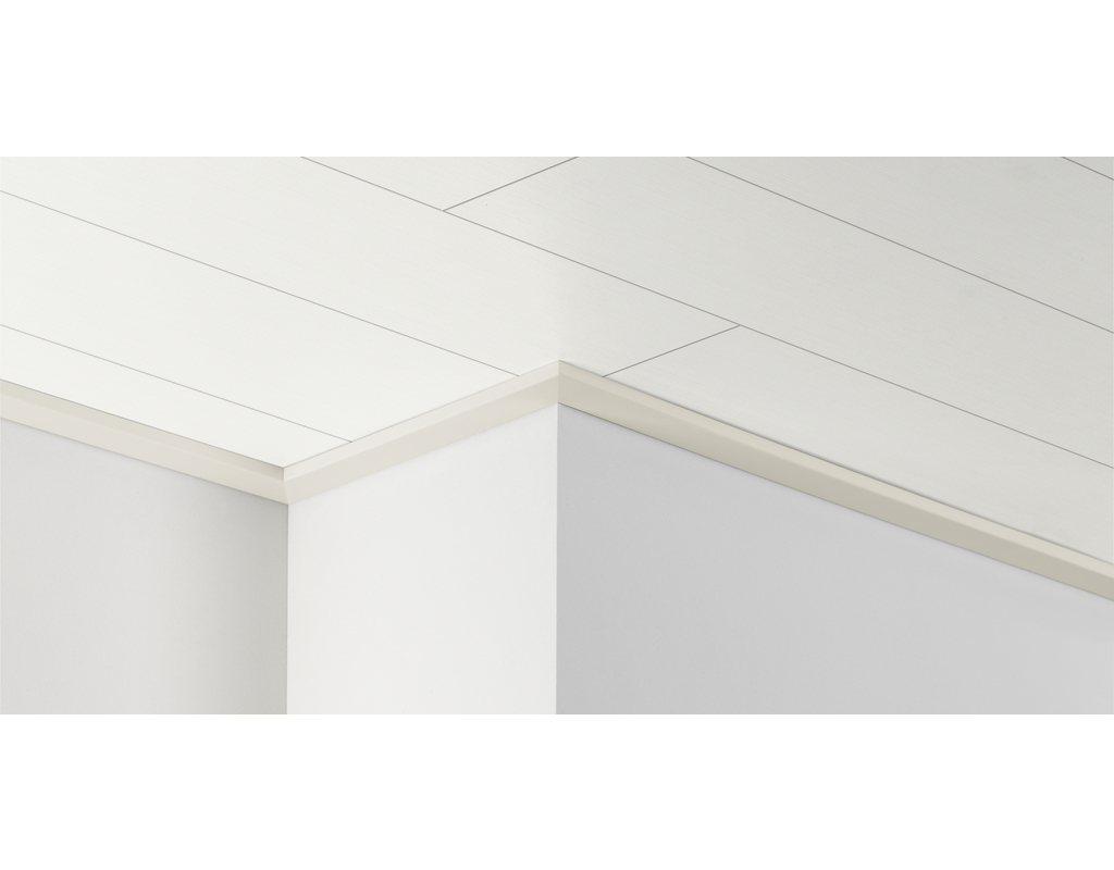 Deckenleiste DAL 3 Seidenmatt Taupe Dekor 2570x34x12 mm