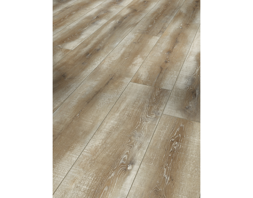 Laminat Trendtime 6 Eiche Vintage natur Schlossdiele Antikmattstruktur 4-seitig gefast 2200x243x9mm