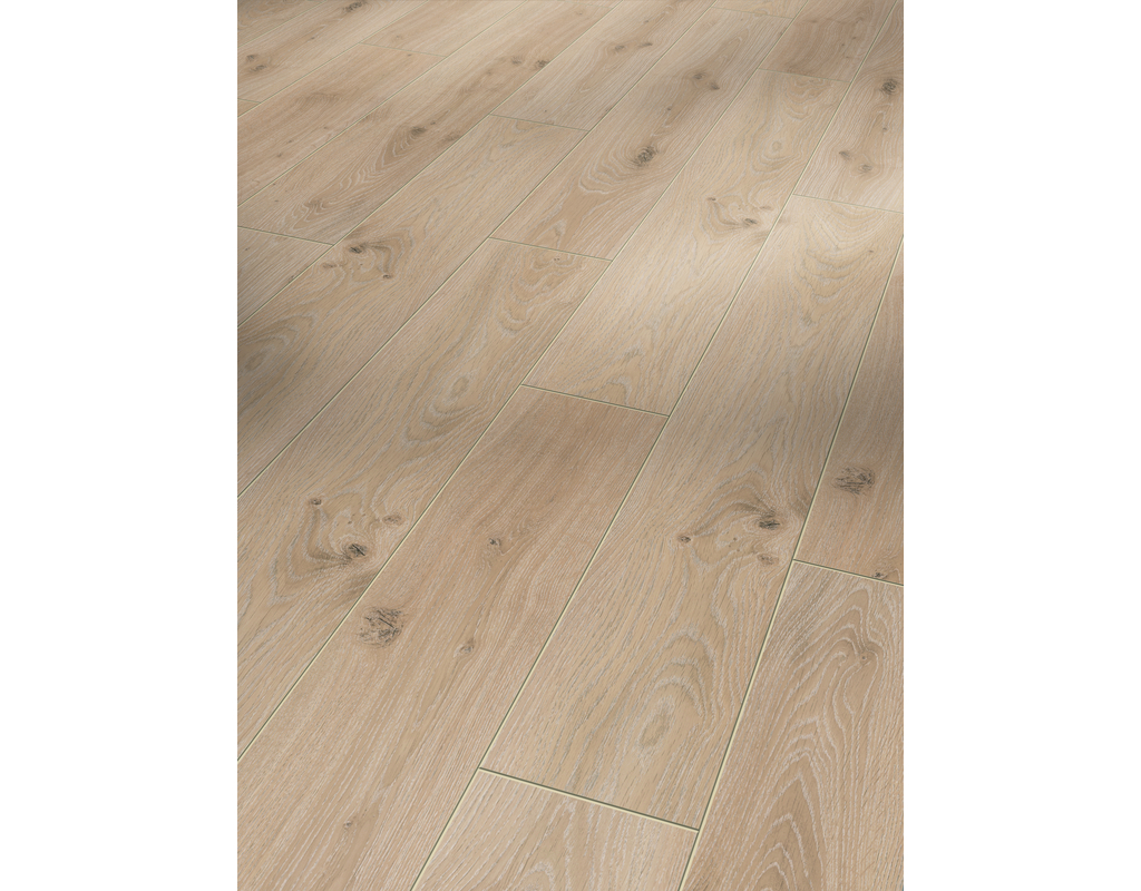 Laminat Classic 1050 Eiche Tradition gekälkt LHD Eleganzstruktur 4-seitig gefast 1285x194x8mm