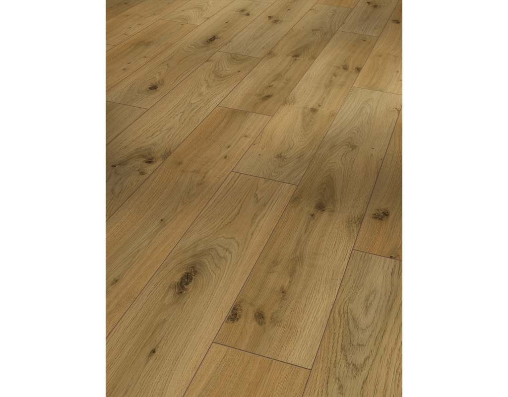 Laminat Classic 1050 Eiche Tradition natur LHD Eleganzstruktur 4-seitig gefast 1285x194x8mm