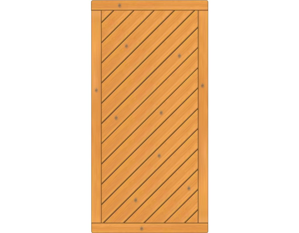 Lugano Dichtzaun, Fichte Pinie 90x180cm, geschlossen